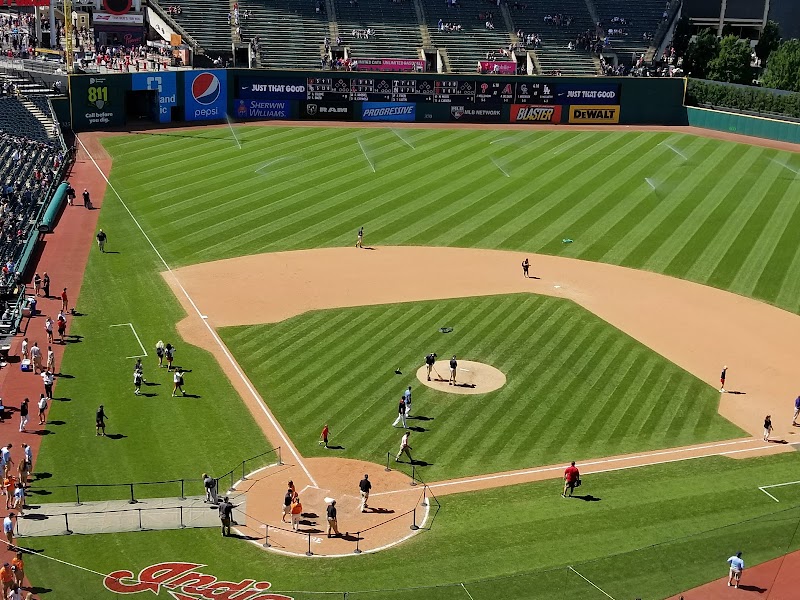 Progressive Field Cleveland stage