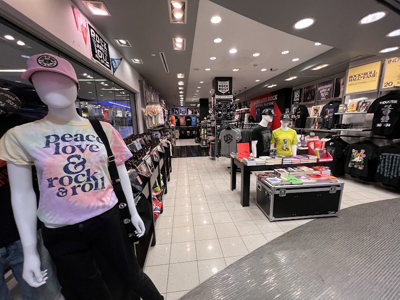 Rock and Roll Hall of Fame - Airport Store Cleveland interior
