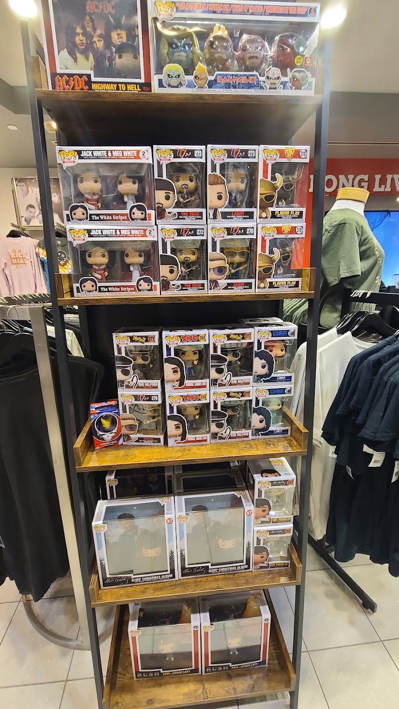 Rock and Roll Hall of Fame - Airport Store Cleveland stage
