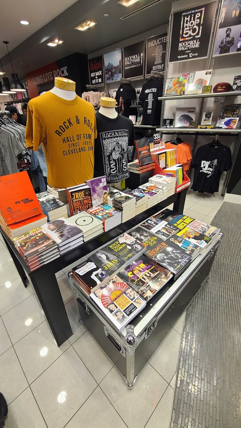 Rock and Roll Hall of Fame - Airport Store Cleveland stage