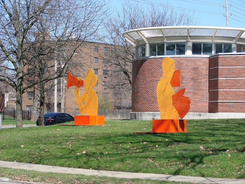 Cleveland Public Library - Langston Hughes Branch Cleveland stage