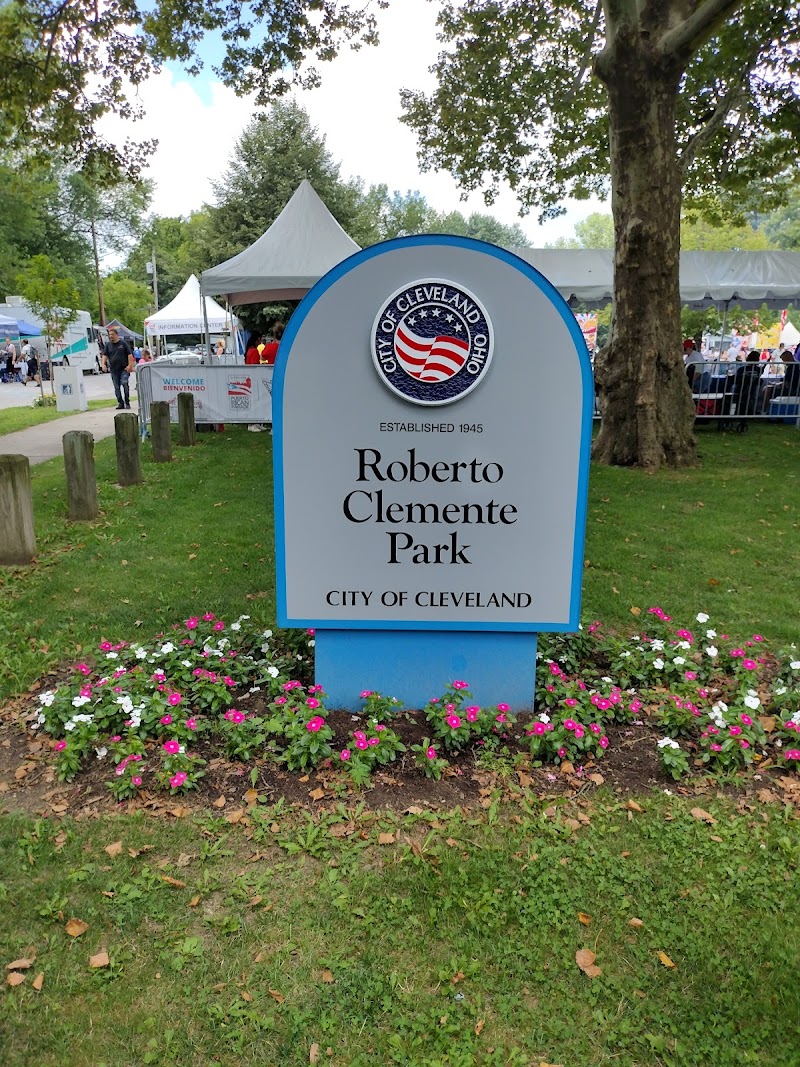 Roberto Clemente Park Cleveland stage