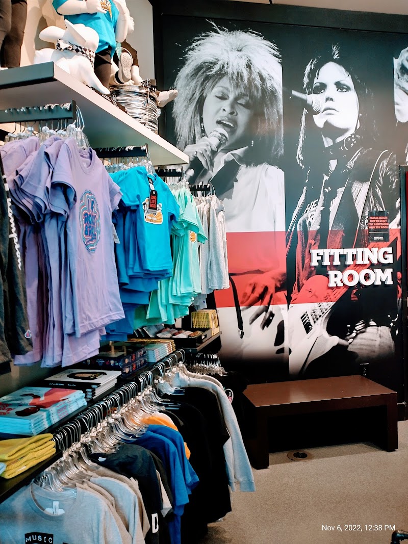 Rock & Roll Hall of Fame Museum Store Cleveland stage