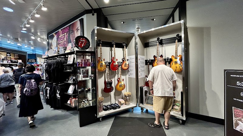 Rock & Roll Hall of Fame Museum Store Cleveland stage