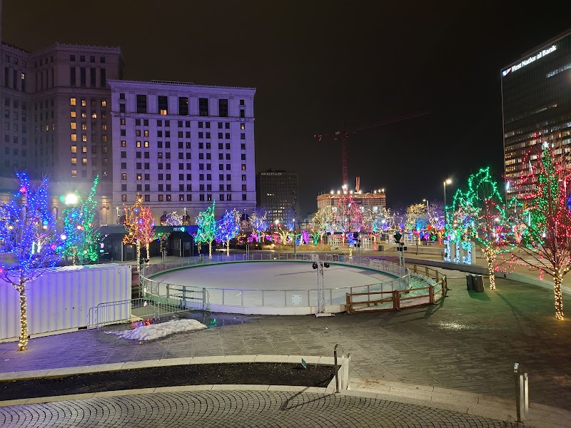 Cleveland Foundation Skating Rink Cleveland stage