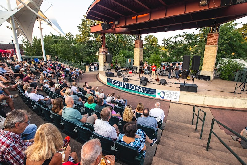 Cuyahoga Falls Downtown Amphitheater Cleveland interior