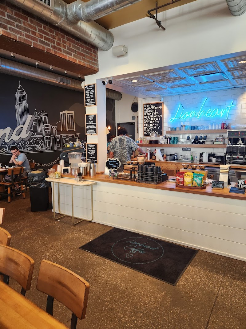 Lion Heart Coffee Cleveland atmosphere