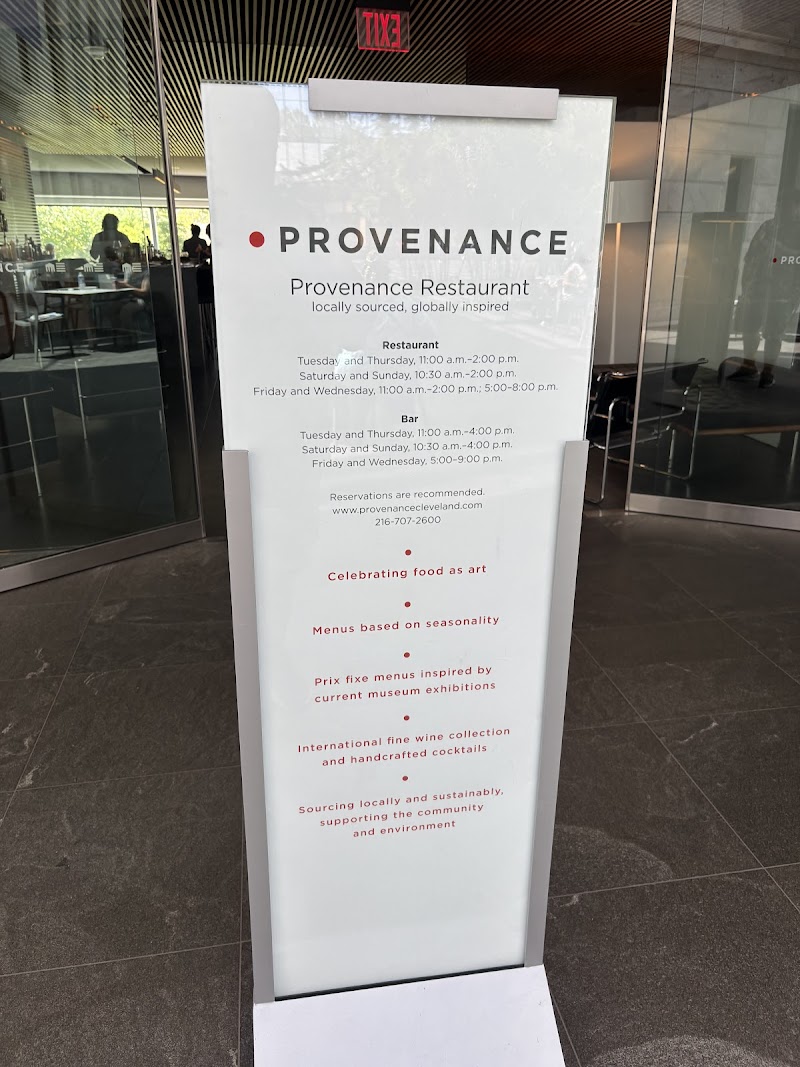 Provenance Cleveland atmosphere
