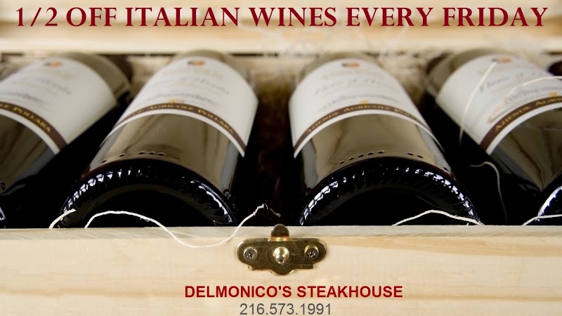 Delmonico's Steakhouse Cleveland atmosphere