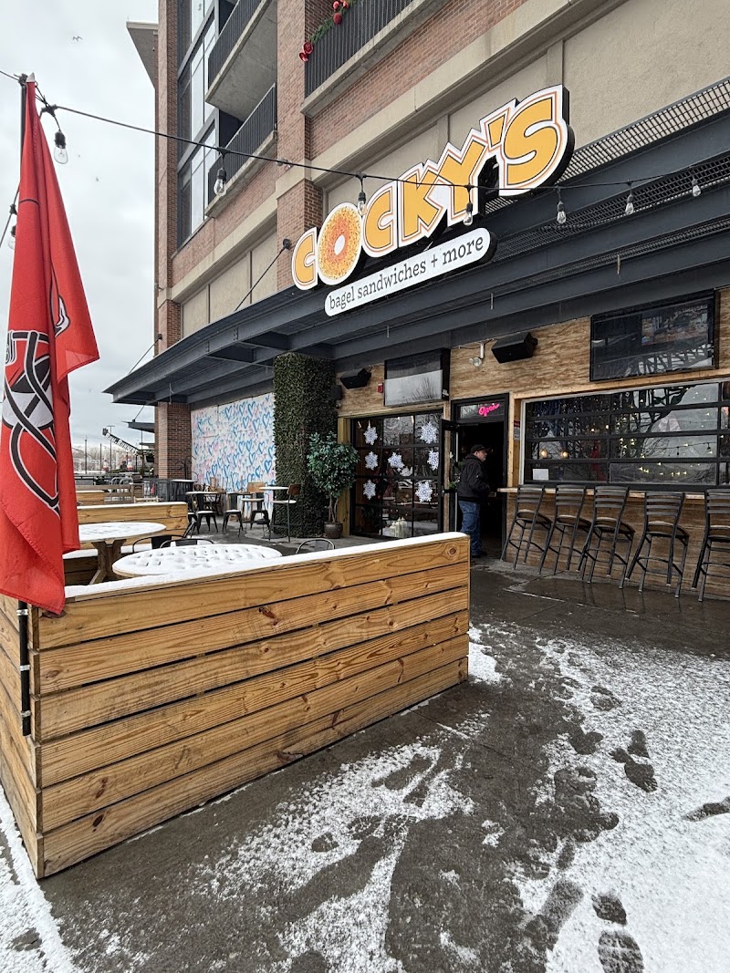 Cocky’s Bagels + Bar Cleveland atmosphere