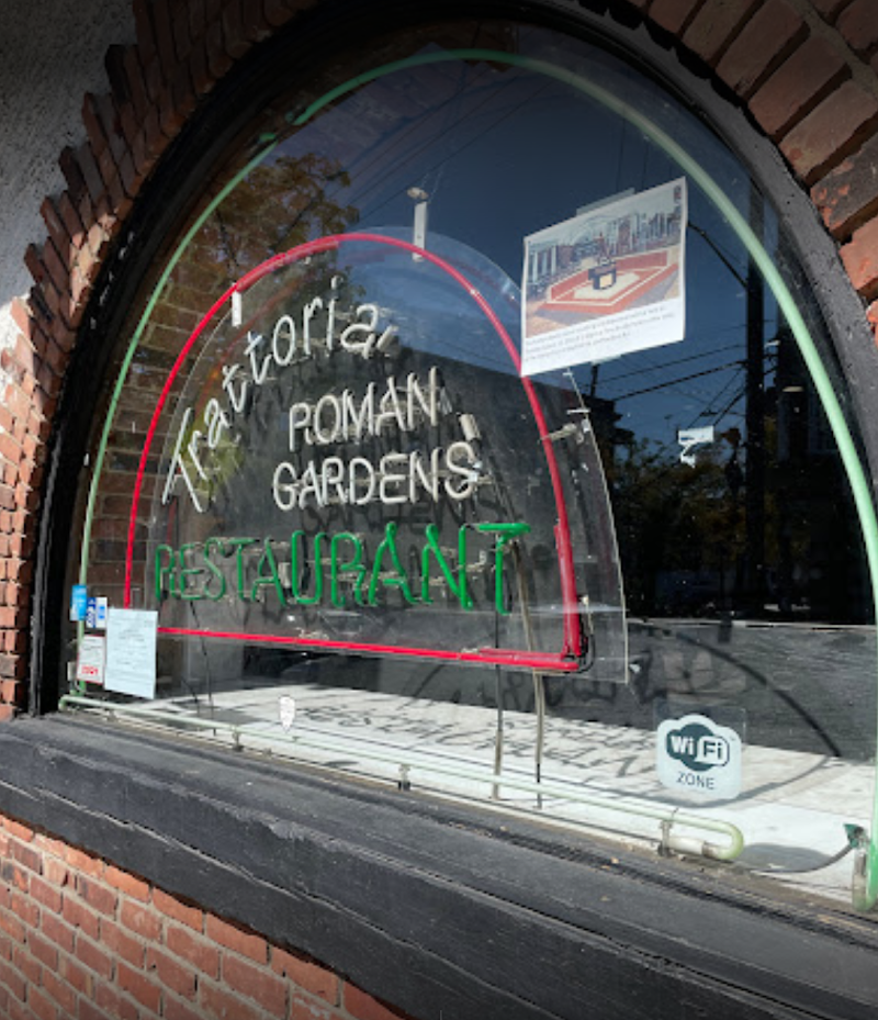 Trattoria Roman Garden Cleveland atmosphere