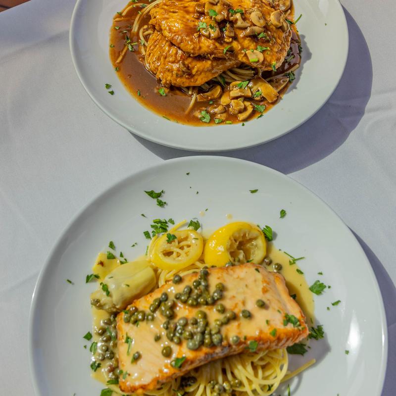 Trattoria Roman Garden Cleveland atmosphere