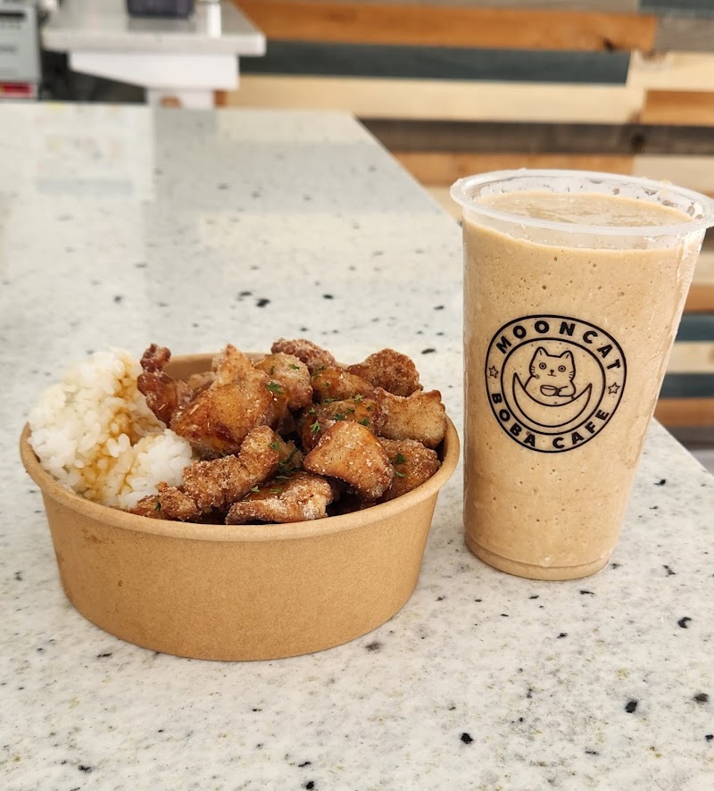 Mooncat Boba Cafe Cleveland food