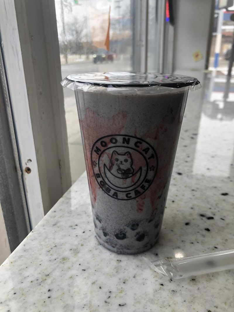 Mooncat Boba Cafe Cleveland atmosphere