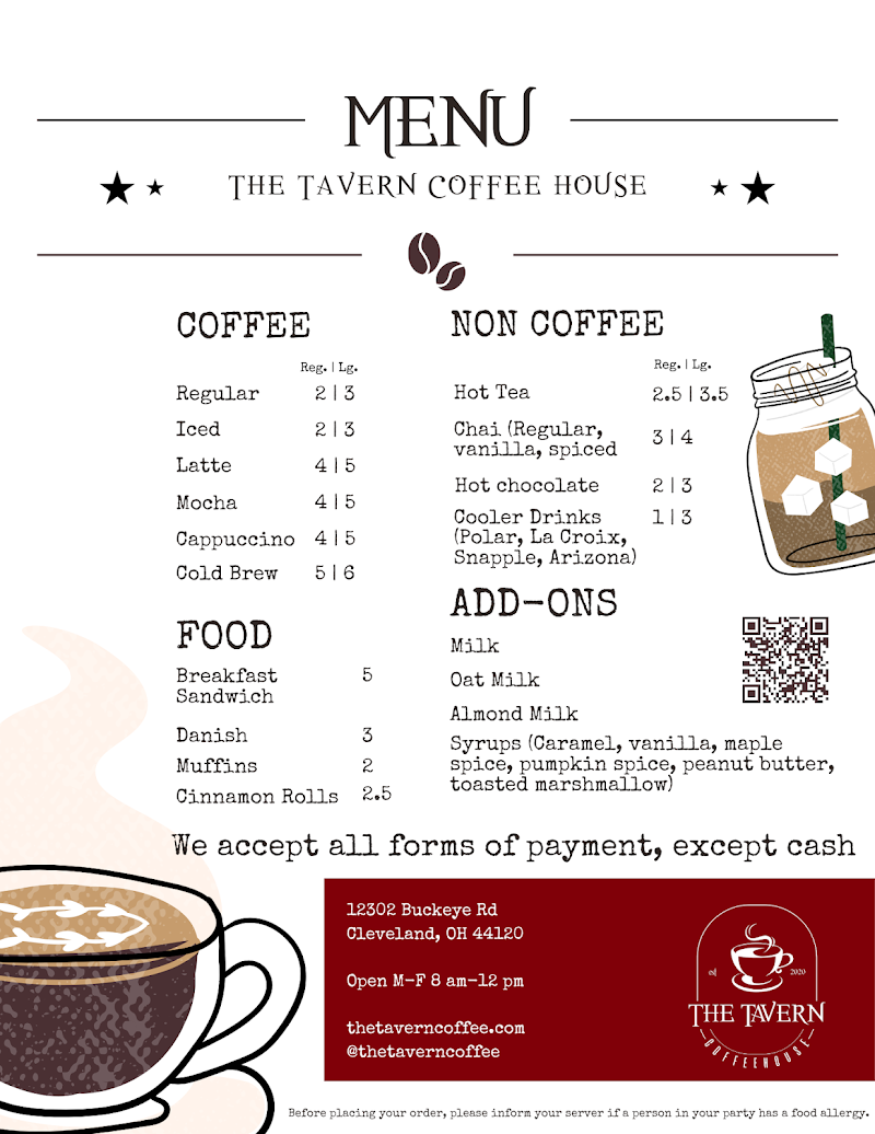 The Tavern Coffee House Cleveland atmosphere