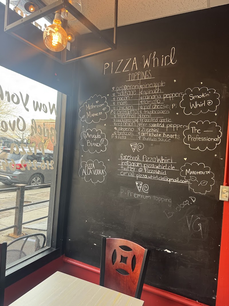 Pizza Whirl Cleveland atmosphere