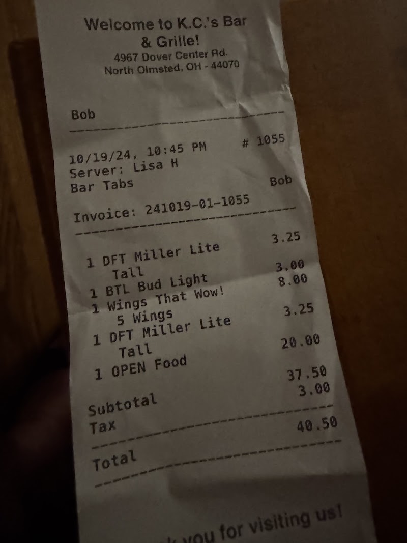 K.C.'S Cleveland food