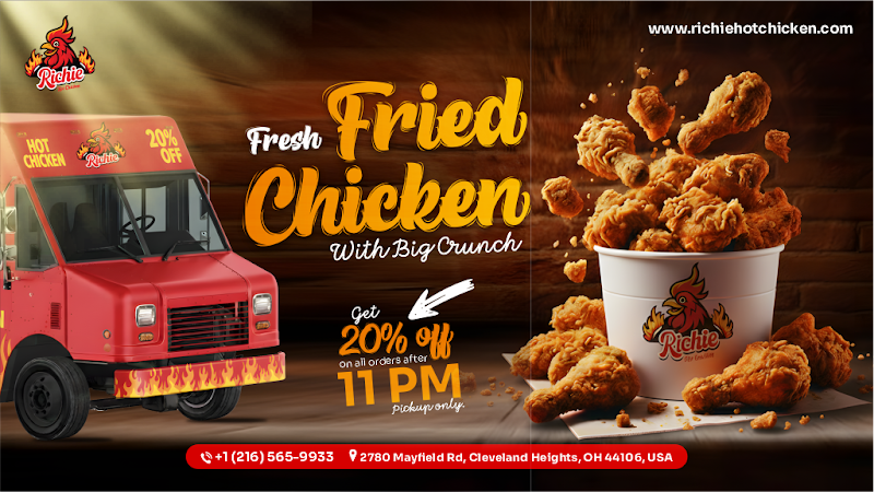 Richie Hot Chicken Cleveland food