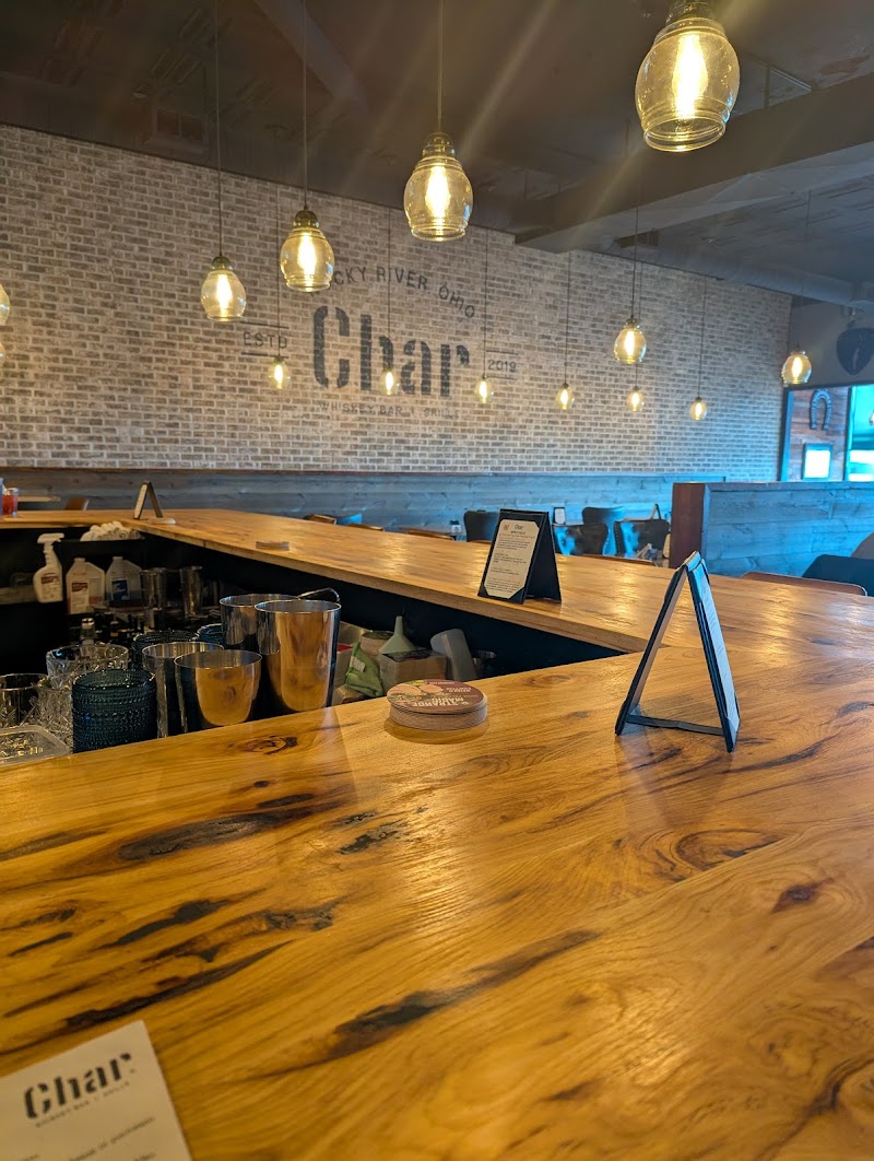 Char Whiskey Bar & Grille Cleveland atmosphere