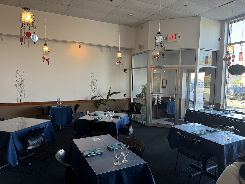 Map of Thailand restaurant Cleveland atmosphere