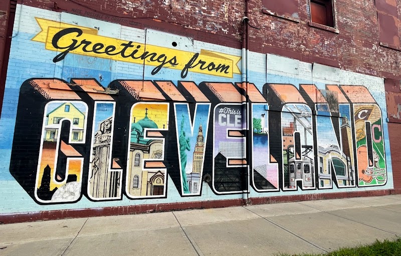 Greetings from Cleveland Mural in Cleveland
