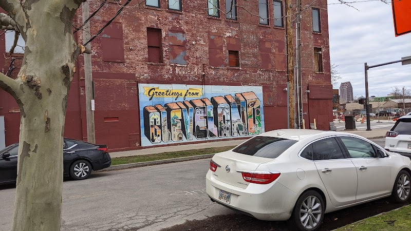 Greetings from Cleveland Mural Cleveland atmosphere
