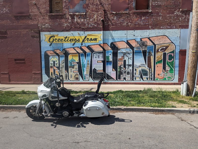 Greetings from Cleveland Mural Cleveland atmosphere
