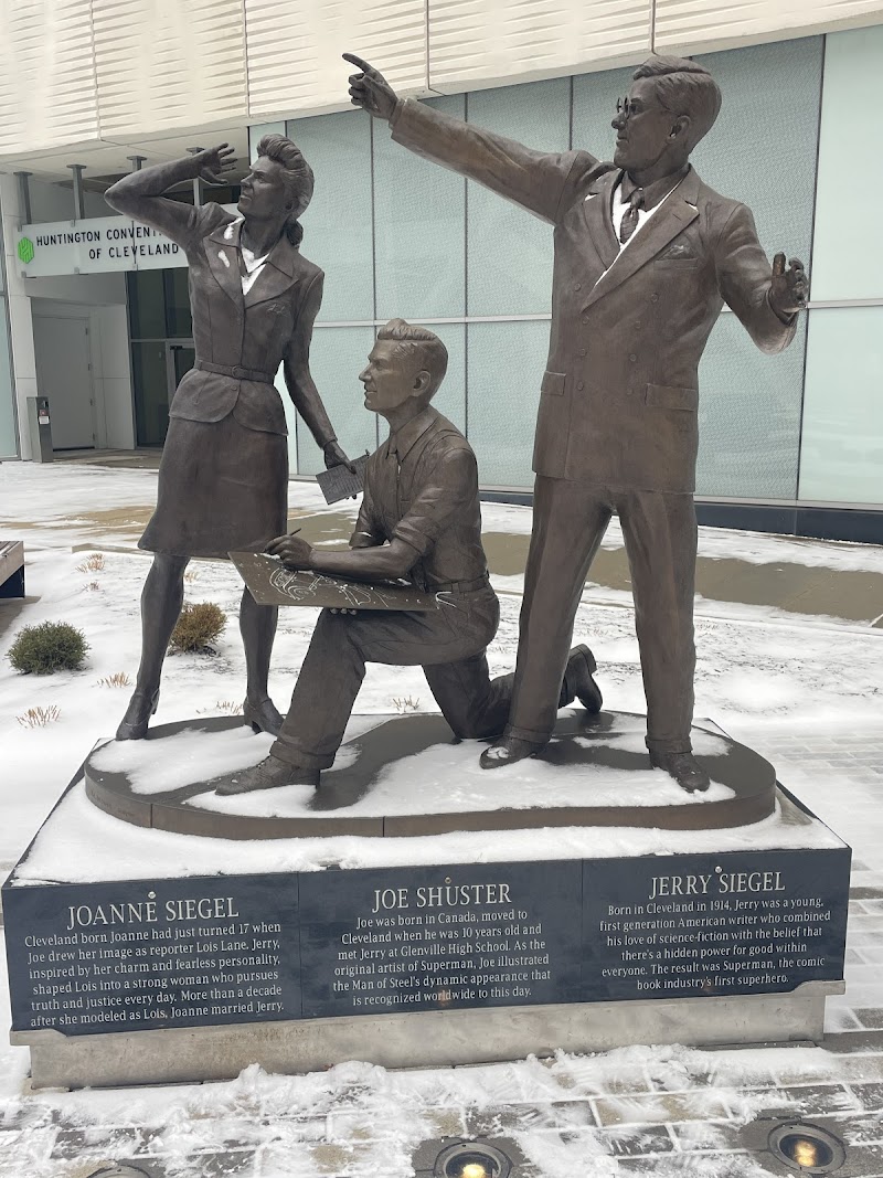 Superman statue in Cleveland