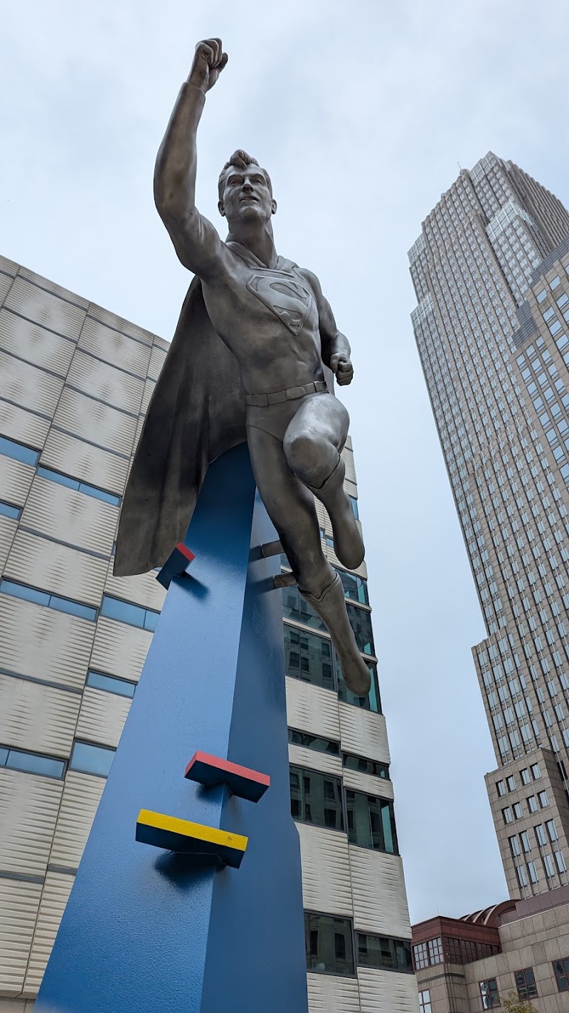 Superman statue Cleveland interior
