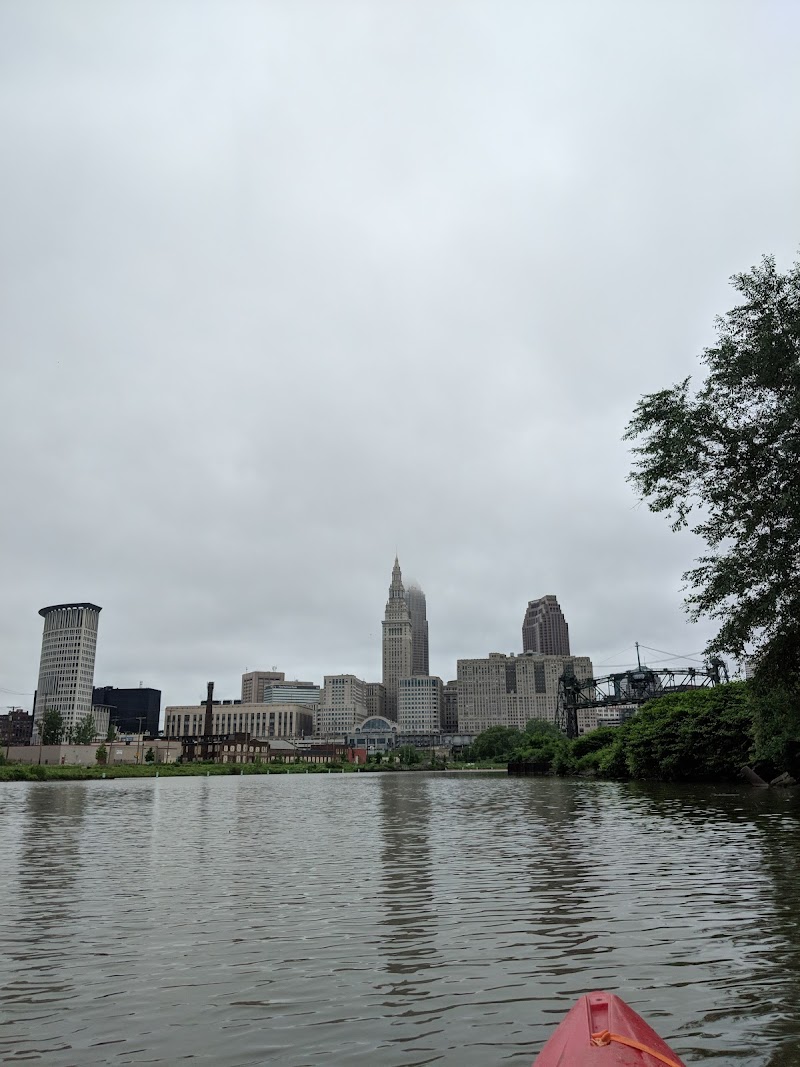River Cruiser Kayaking Cleveland atmosphere