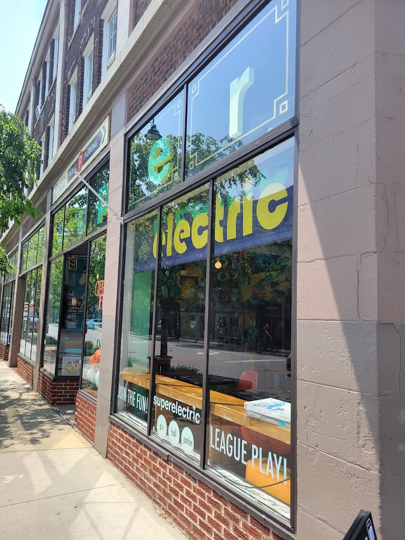 Superelectric Pinball Parlor Cleveland atmosphere