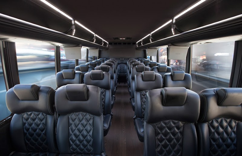 CRU Party Bus Cleveland interior