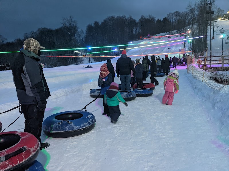 Vertical Descent Tubing Park Cleveland interior
