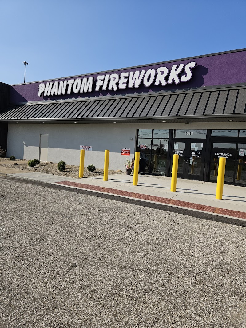 Phantom Fireworks of Warrensville Heights Cleveland atmosphere