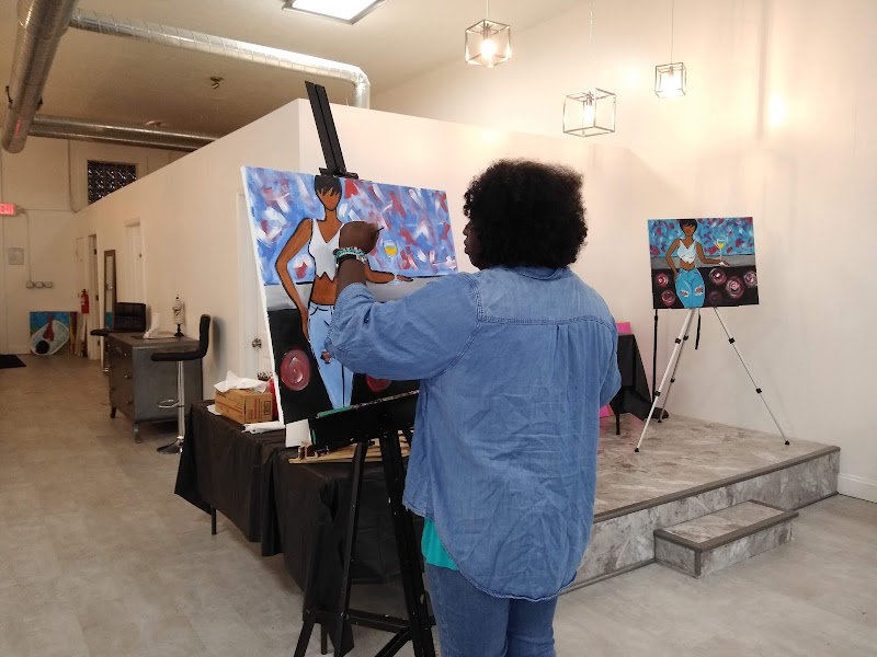 Urban Paint & Sip Cleveland atmosphere