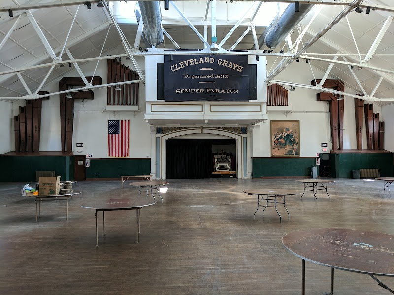Cleveland Grays Armory Museum Cleveland interior