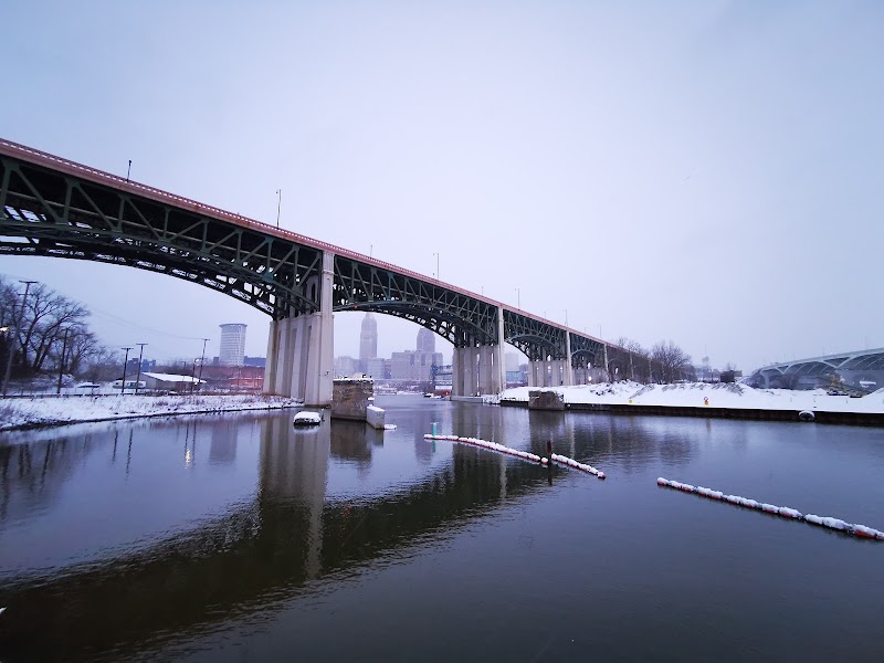 The Scranton Spoon Fishing Pier in Cleveland