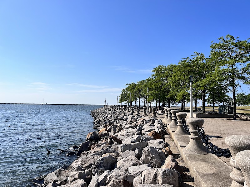 Voinovich Bicentennial Park Cleveland atmosphere