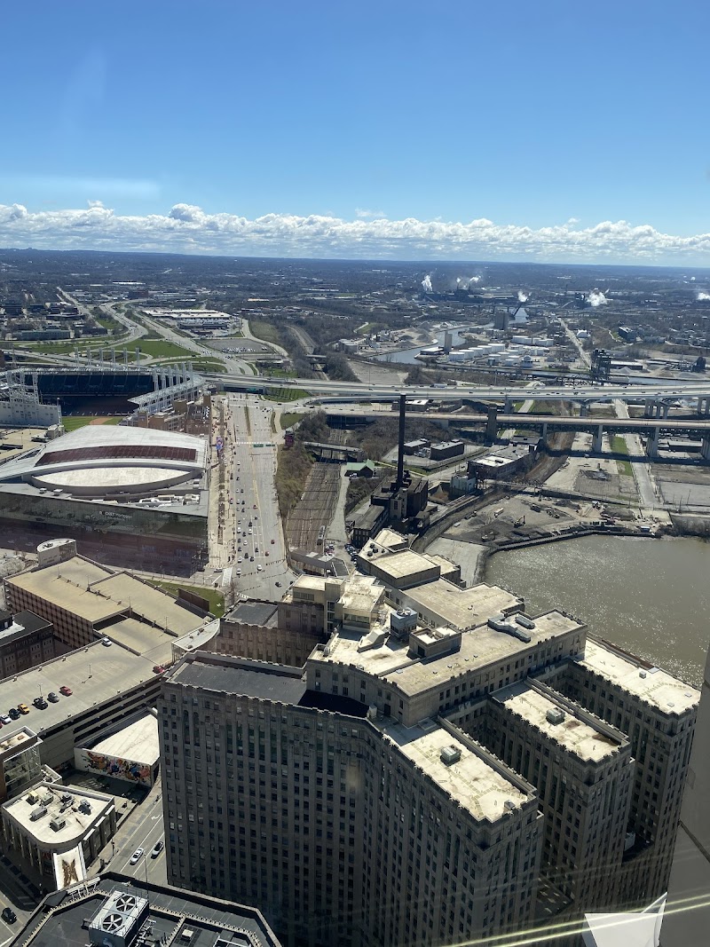 Terminal Tower Observation Deck Cleveland atmosphere