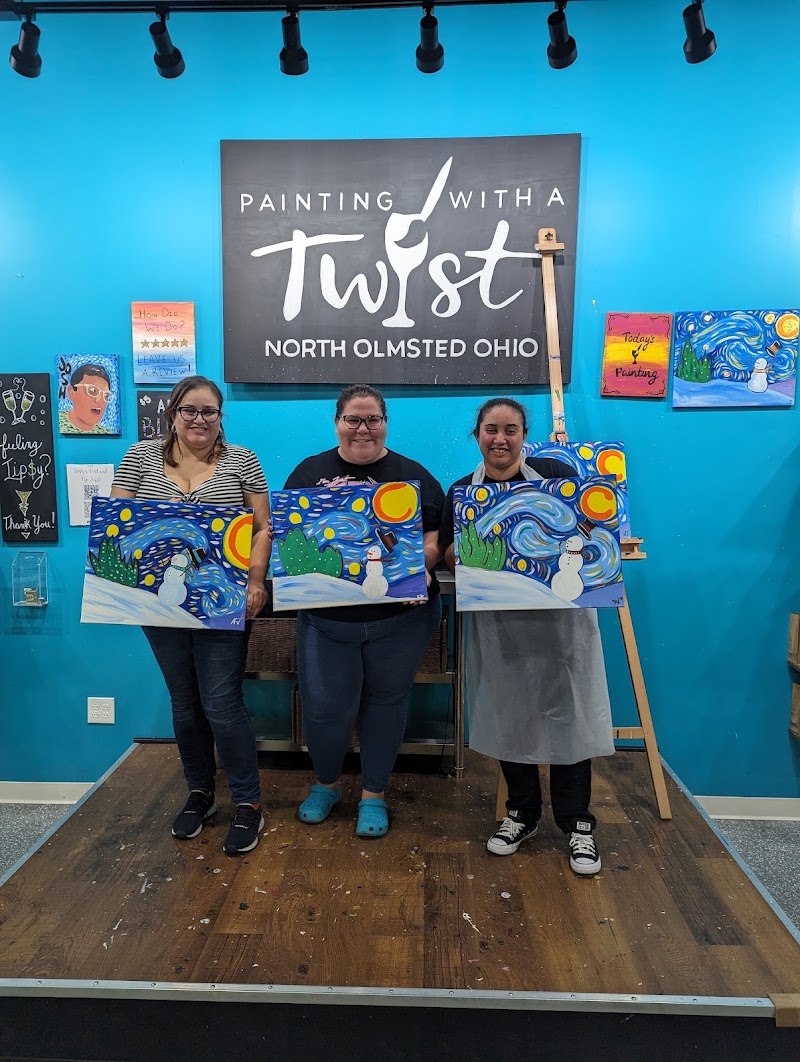 Painting with a Twist Cleveland interior