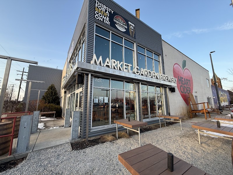 Irishtown Bend Taproom at Market Garden Brewery Cleveland interior