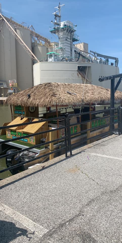 CLE Tiki Barge in Cleveland