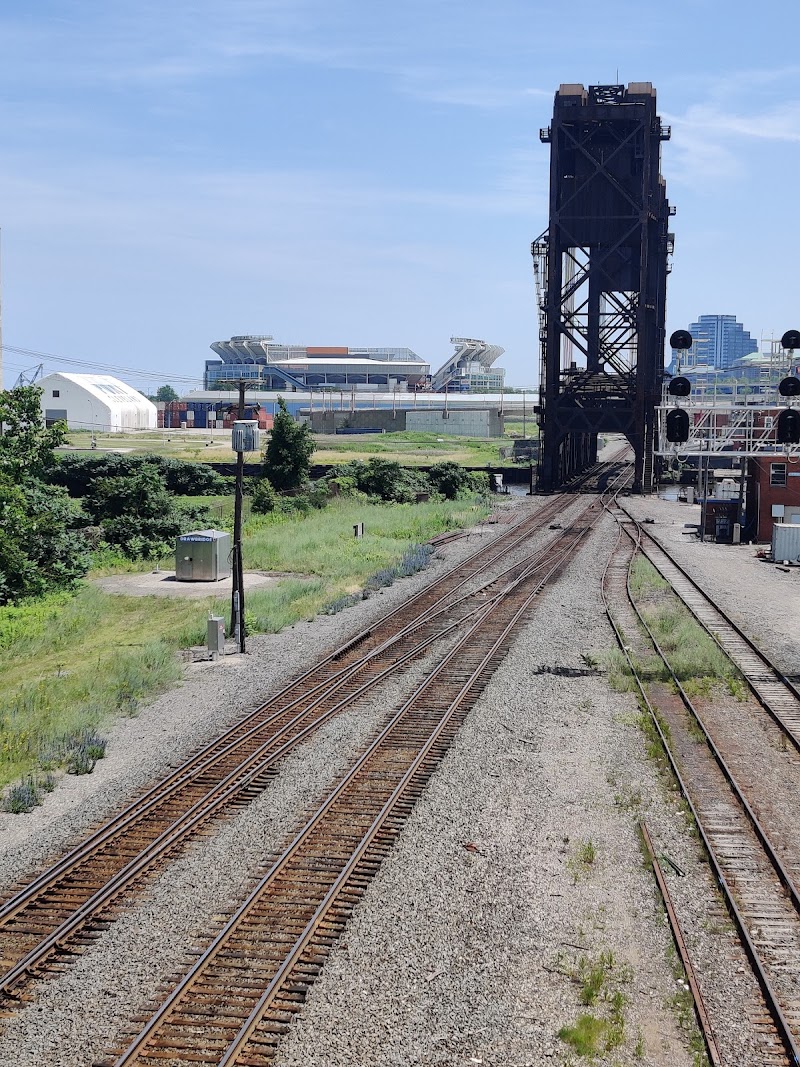 Wendy Park Bridge Cleveland atmosphere