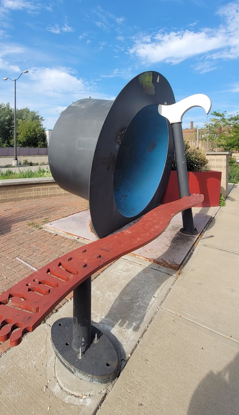 Giant Top Hat and Cane in Cleveland