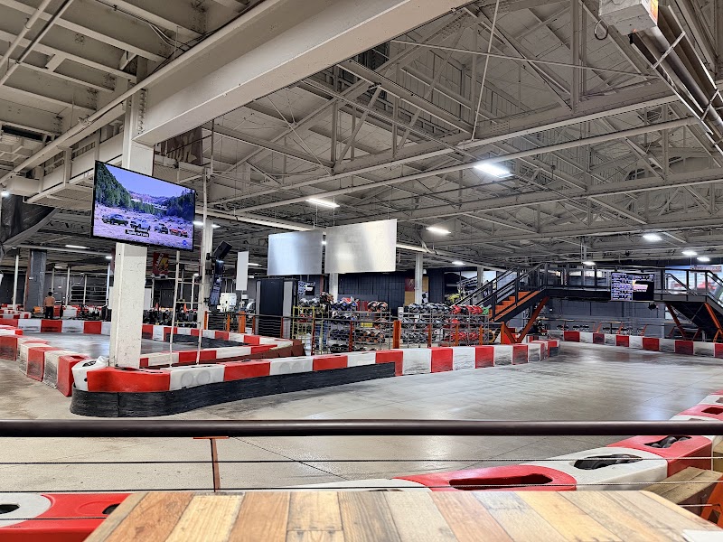 High Voltage Indoor Karting Cleveland interior