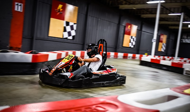 High Voltage Indoor Karting Cleveland atmosphere