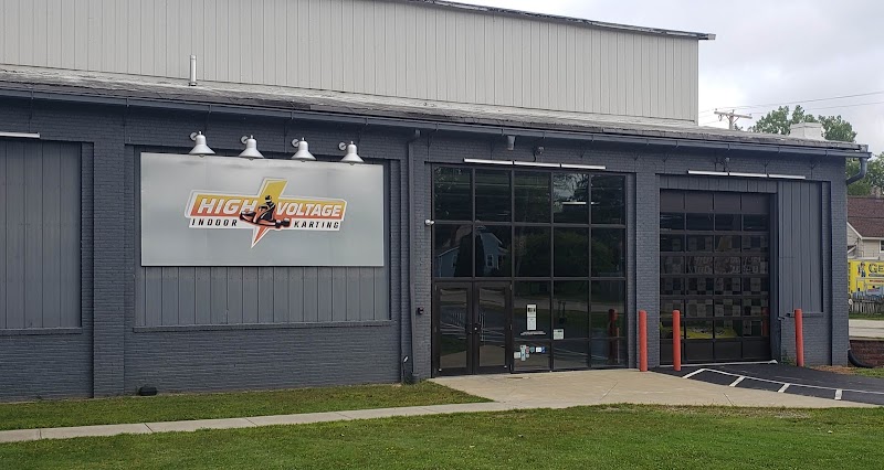 High Voltage Indoor Karting Cleveland atmosphere